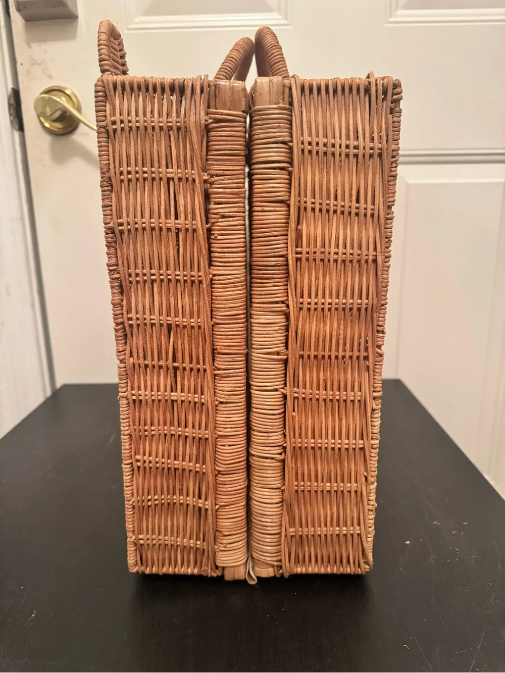 Meri Meri Bear Wicker Suitcase Picnic Basket Kids Baby Nursery